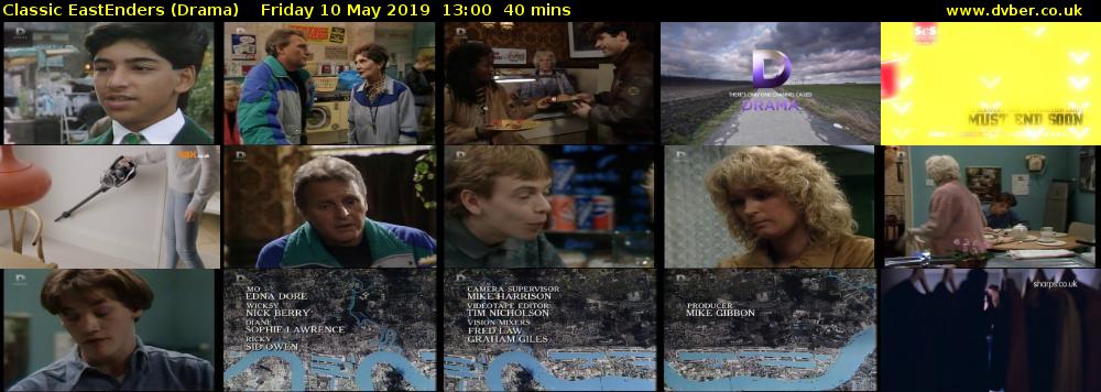 Classic EastEnders (Drama) Friday 10 May 2019 13:00 - 13:40