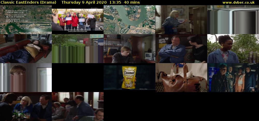 Classic EastEnders (Drama) Thursday 9 April 2020 13:35 - 14:15