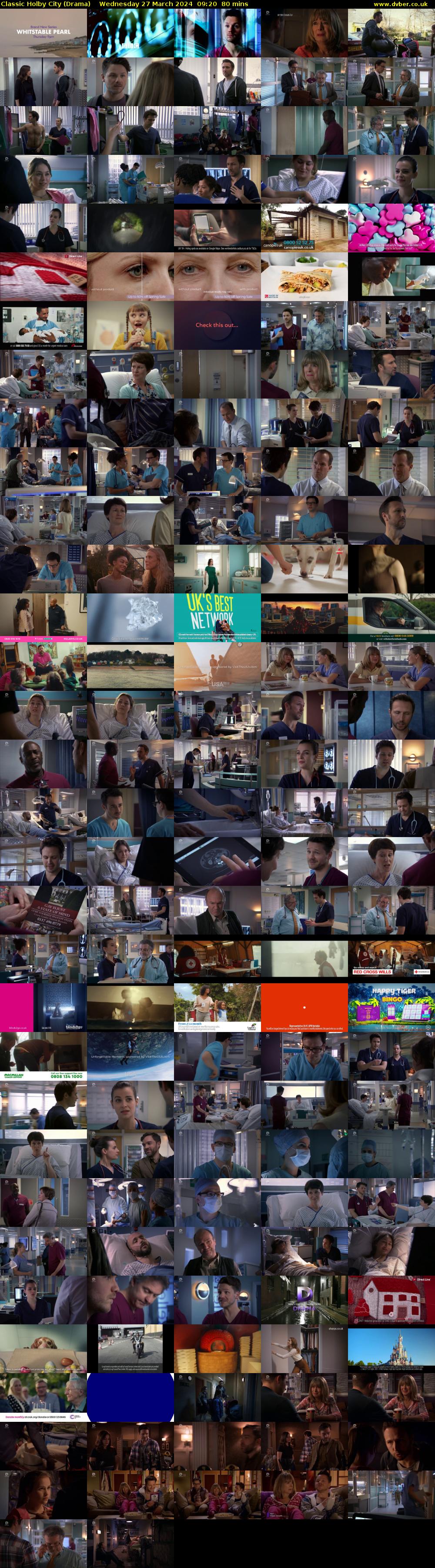Classic Holby City (Drama) Wednesday 27 March 2024 09:20 - 10:40