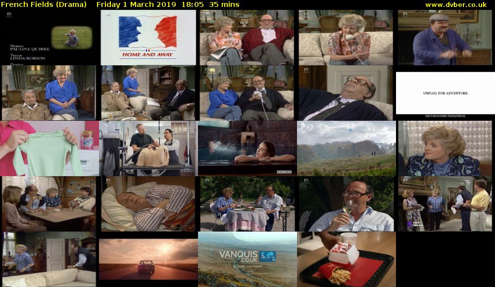 French Fields (Drama) Friday 1 March 2019 18:05 - 18:40