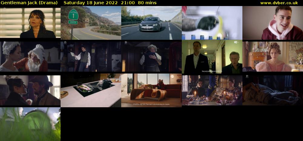 Gentleman Jack (Drama) Saturday 18 June 2022 21:00 - 22:20