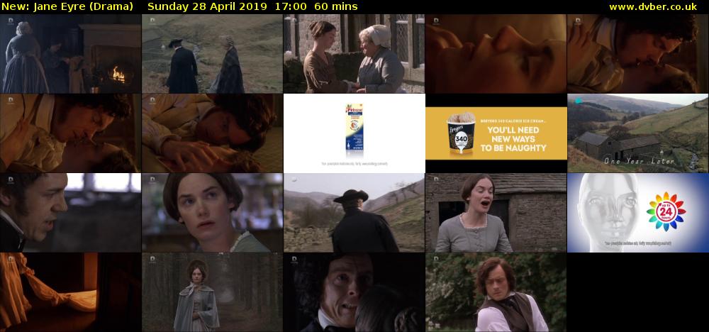 Jane Eyre (Drama) Sunday 28 April 2019 17:00 - 18:00