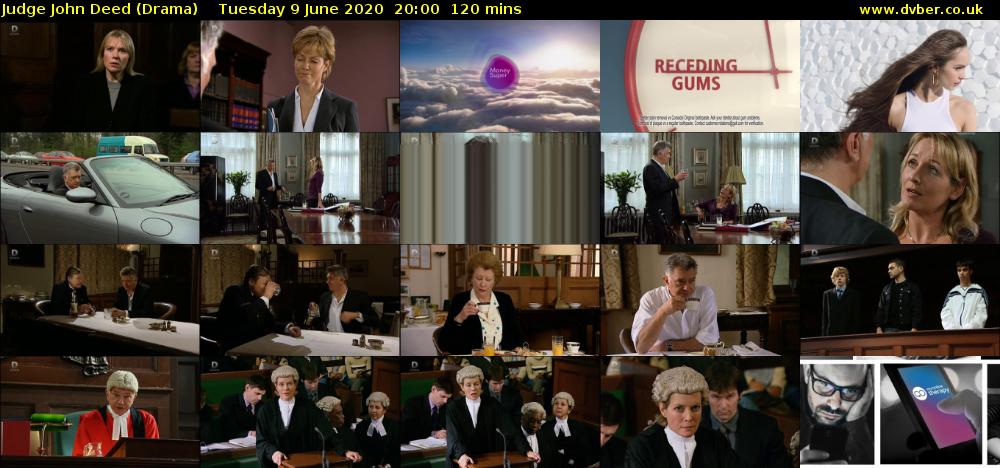 Judge John Deed (Drama) Tuesday 9 June 2020 20:00 - 22:00