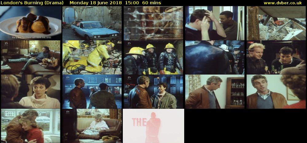 London's Burning (Drama) Monday 18 June 2018 15:00 - 16:00