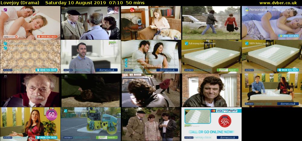 Lovejoy (Drama) Saturday 10 August 2019 07:10 - 08:00