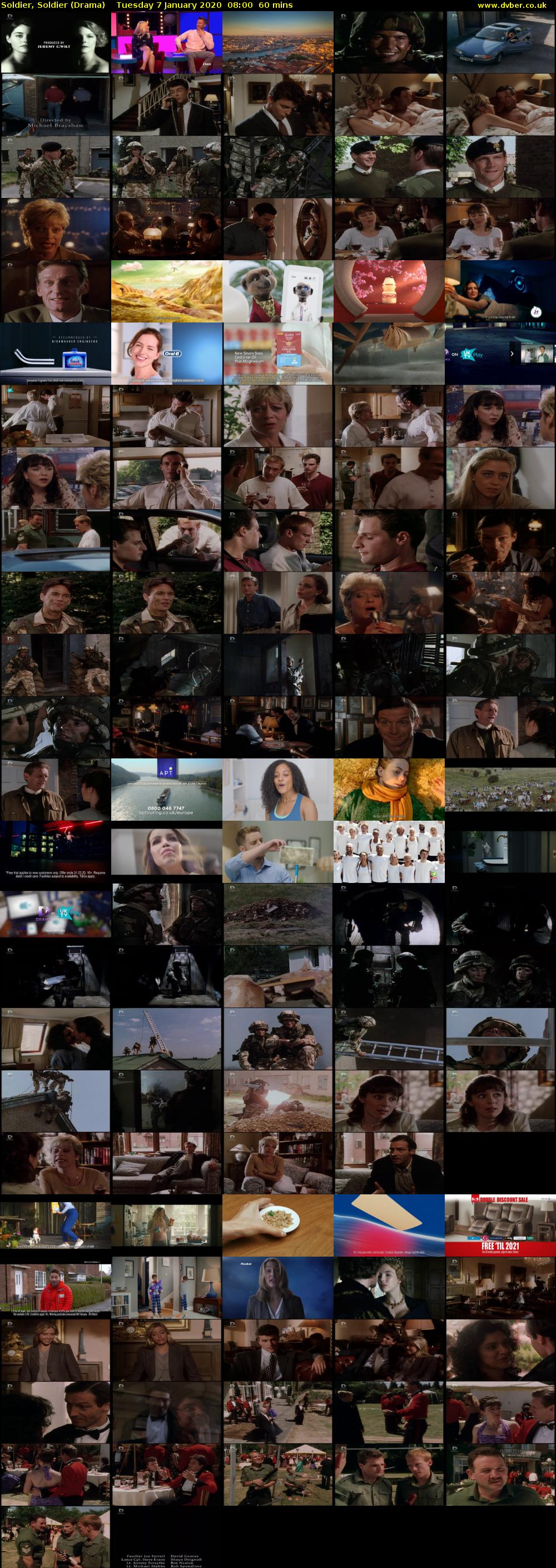 Soldier, Soldier (Drama) Tuesday 7 January 2020 08:00 - 09:00