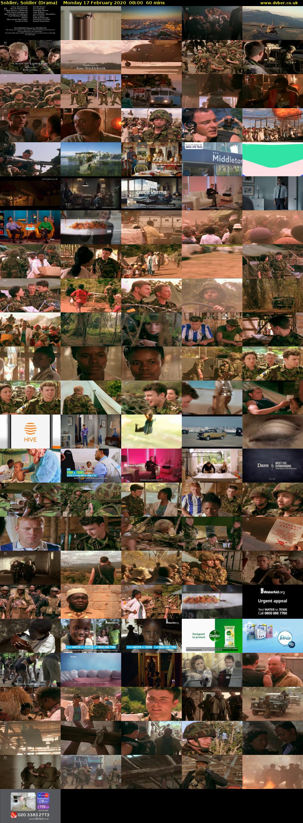 Soldier, Soldier (Drama) Monday 17 February 2020 08:00 - 09:00