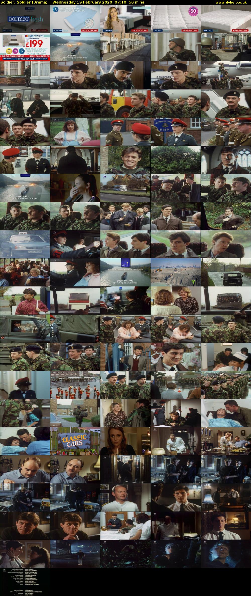 Soldier, Soldier (Drama) Wednesday 19 February 2020 07:10 - 08:00