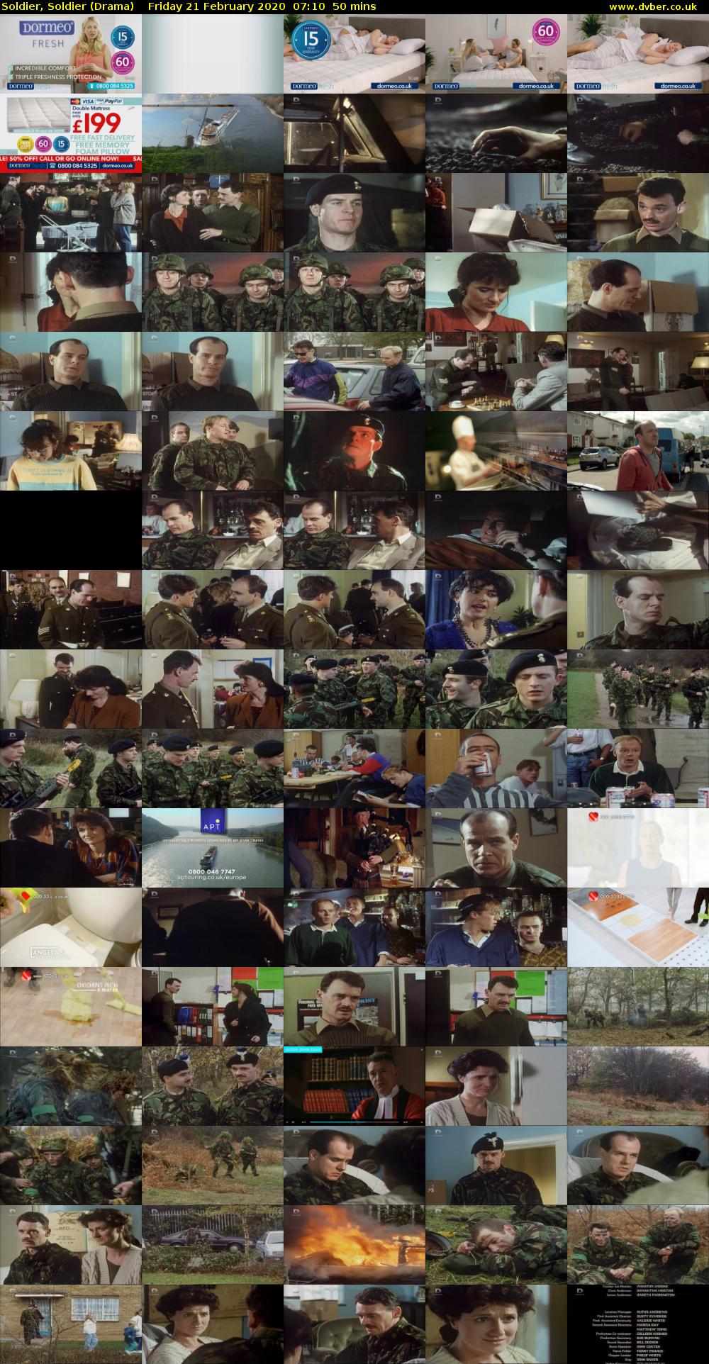 Soldier, Soldier (Drama) Friday 21 February 2020 07:10 - 08:00