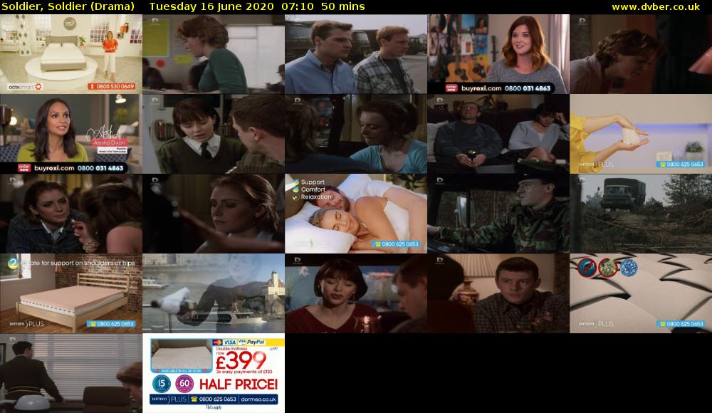 Soldier, Soldier (Drama) Tuesday 16 June 2020 07:10 - 08:00