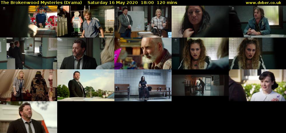 The Brokenwood Mysteries (Drama) Saturday 16 May 2020 18:00 - 20:00