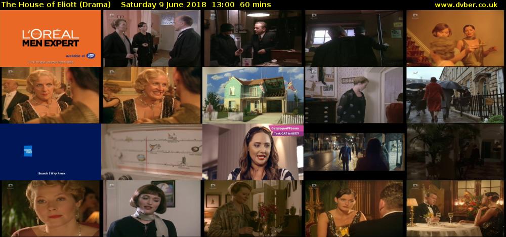 The House of Eliott (Drama) Saturday 9 June 2018 13:00 - 14:00