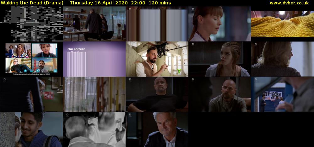 Waking the Dead (Drama) Thursday 16 April 2020 22:00 - 00:00