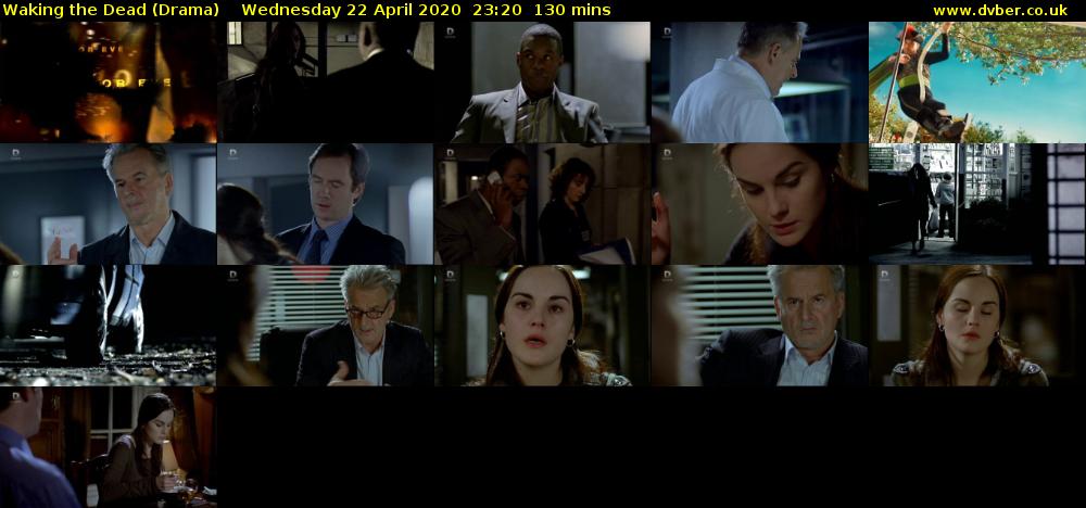 Waking the Dead (Drama) Wednesday 22 April 2020 23:20 - 01:30