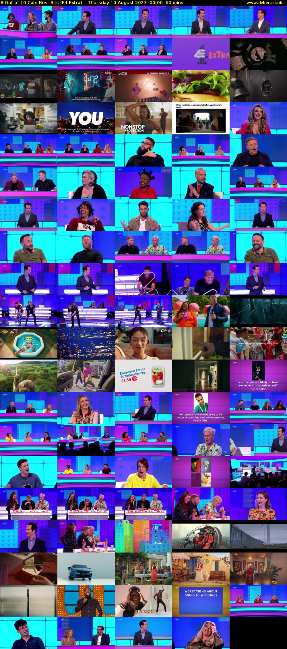 8 Out of 10 Cats Best Bits (E4 Extra) Thursday 10 August 2023 00:00 - 01:00