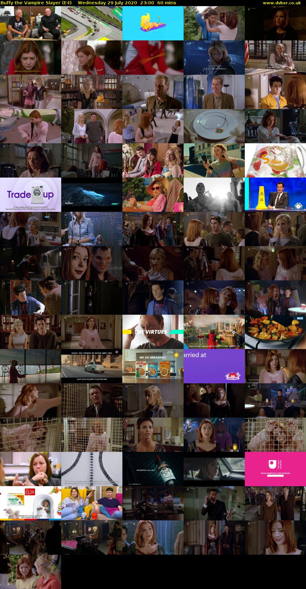 Buffy the Vampire Slayer (E4) Wednesday 29 July 2020 23:00 - 00:00