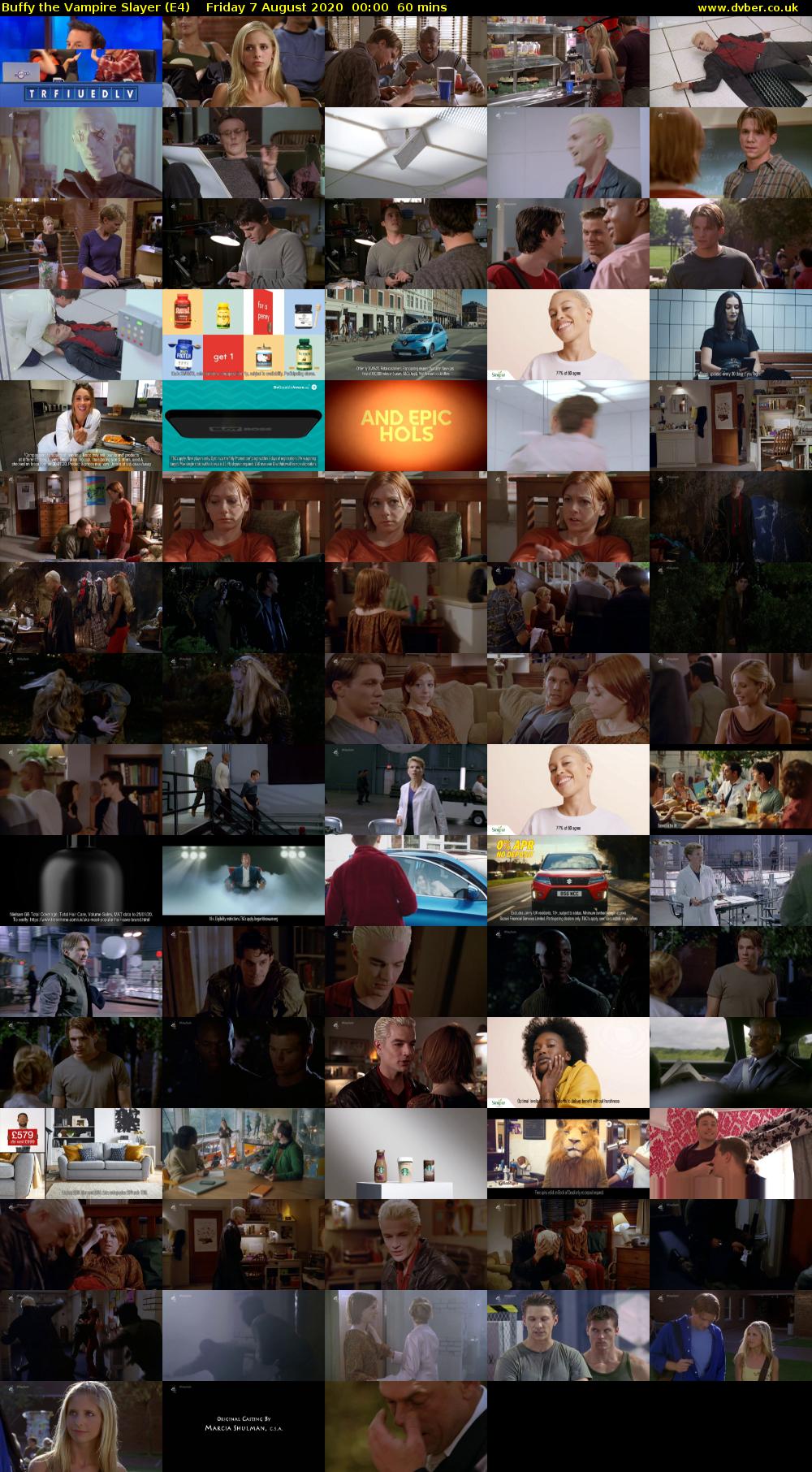 Buffy the Vampire Slayer (E4) Friday 7 August 2020 00:00 - 01:00