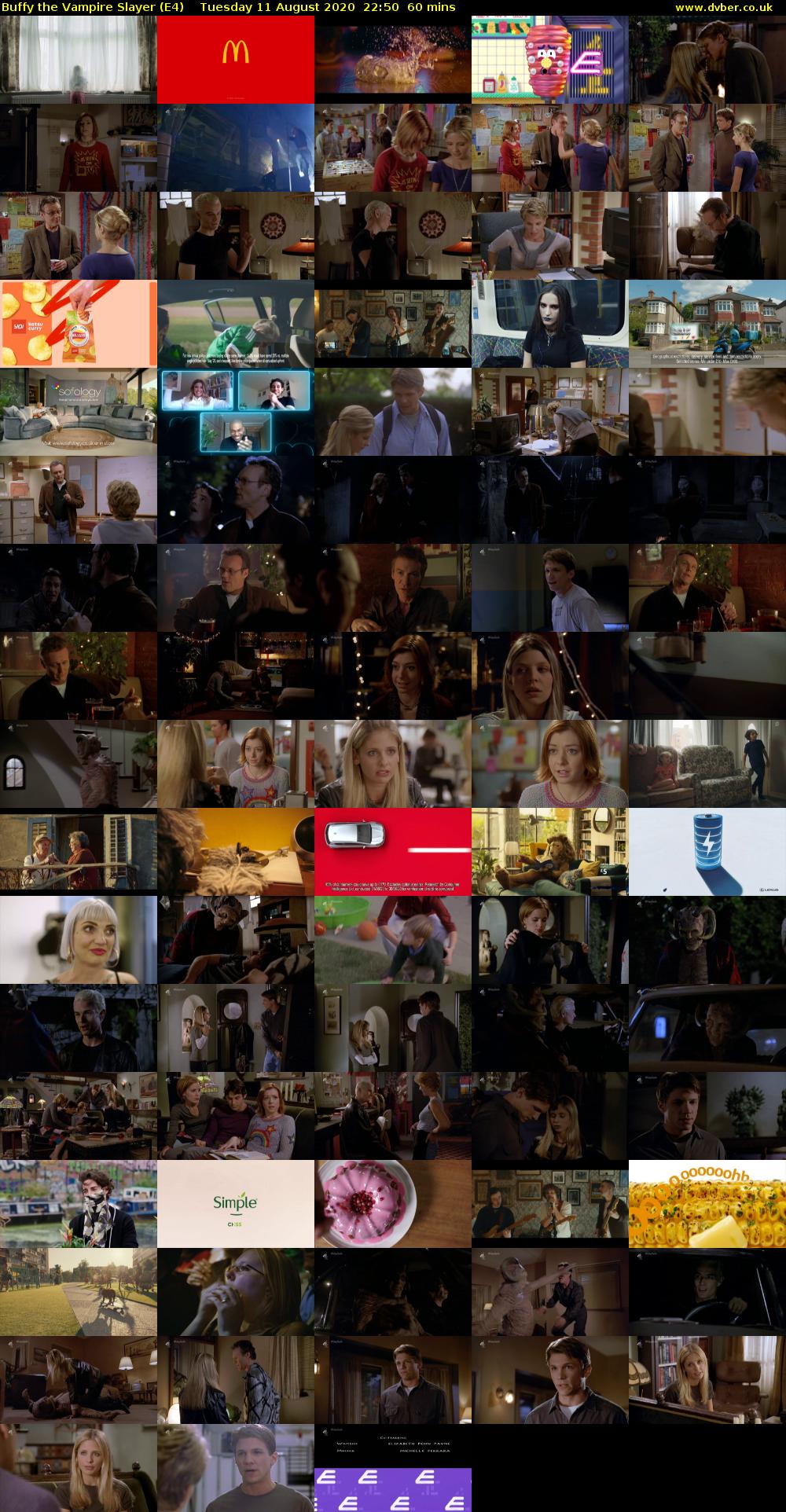 Buffy the Vampire Slayer (E4) Tuesday 11 August 2020 22:50 - 23:50