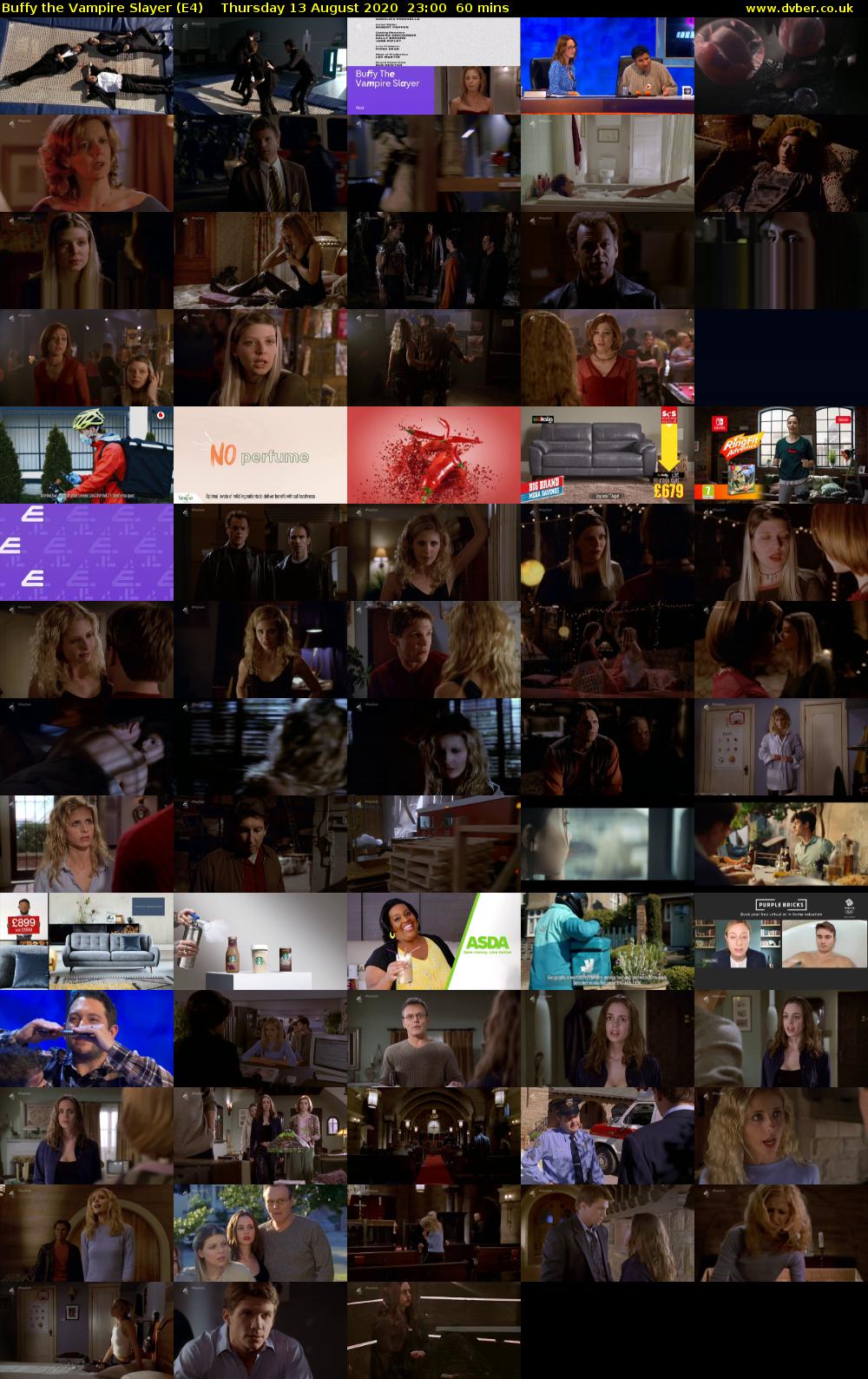 Buffy the Vampire Slayer (E4) Thursday 13 August 2020 23:00 - 00:00