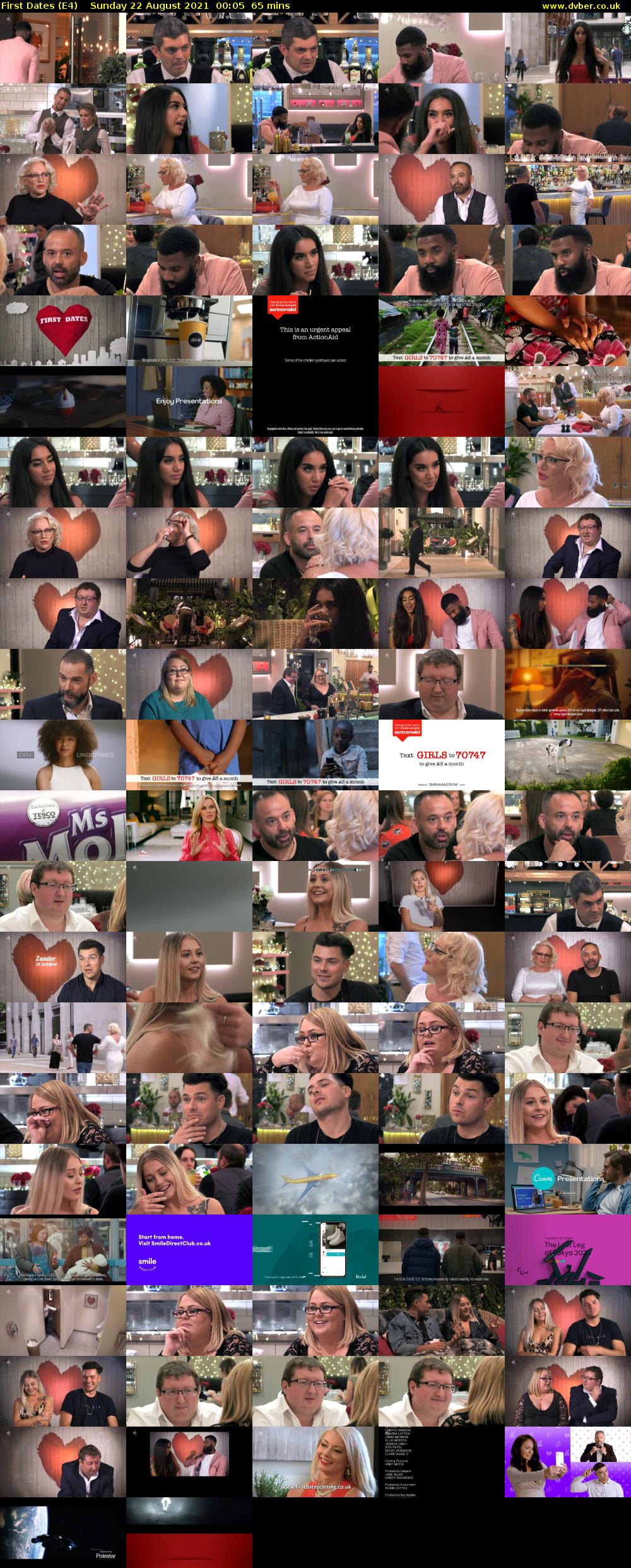 First Dates (E4) Sunday 22 August 2021 00:05 - 01:10