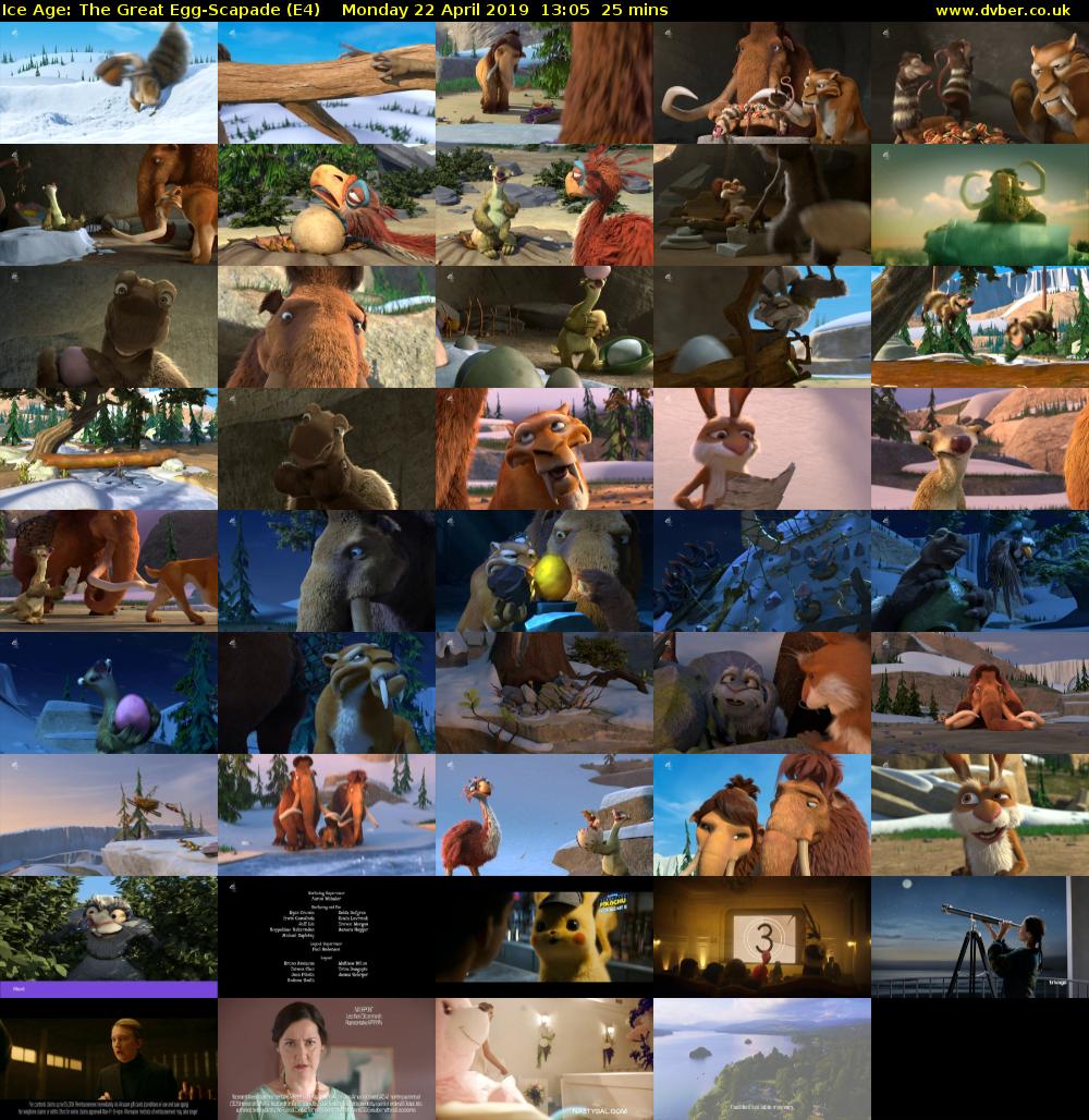 Ice Age: The Great Egg-Scapade (E4) Monday 22 April 2019 13:05 - 13:30