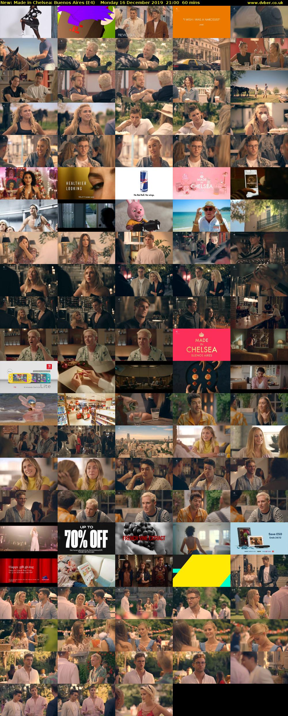 Made in Chelsea: Buenos Aires (E4) Monday 16 December 2019 21:00 - 22:00
