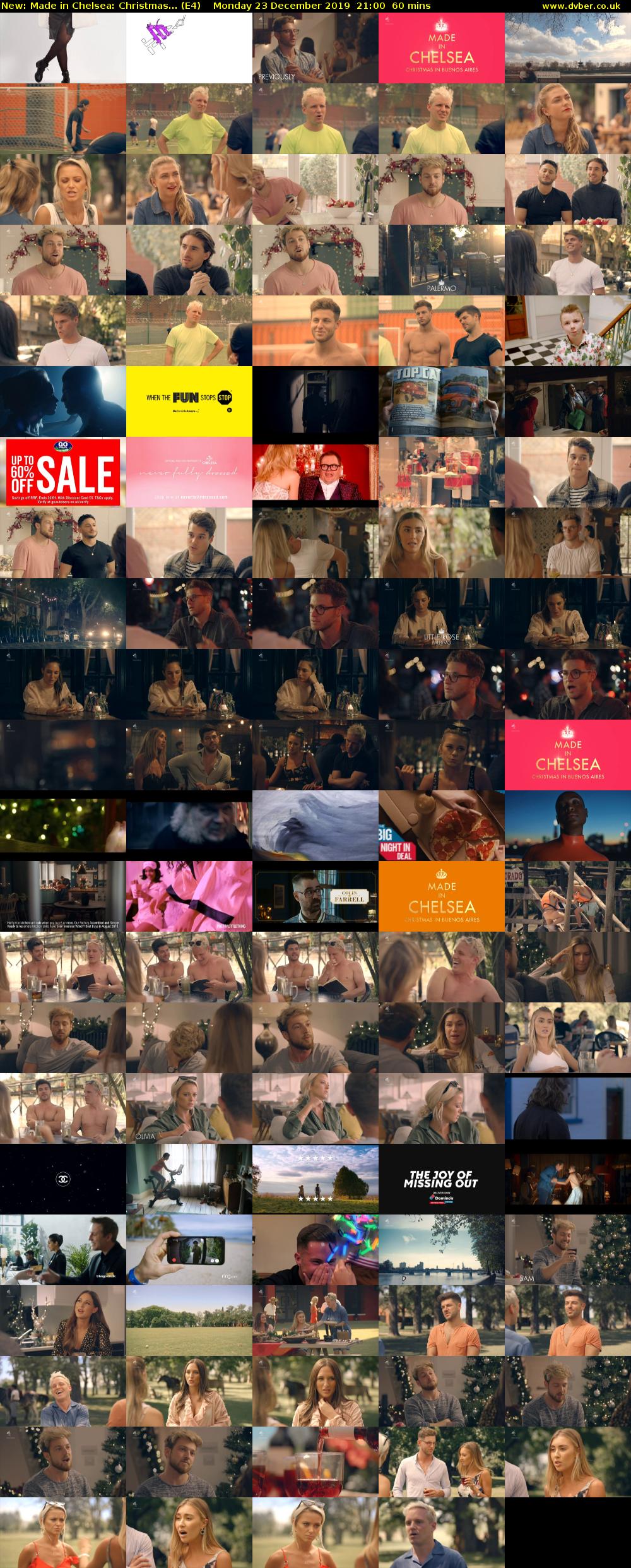 Made in Chelsea: Christmas... (E4) Monday 23 December 2019 21:00 - 22:00