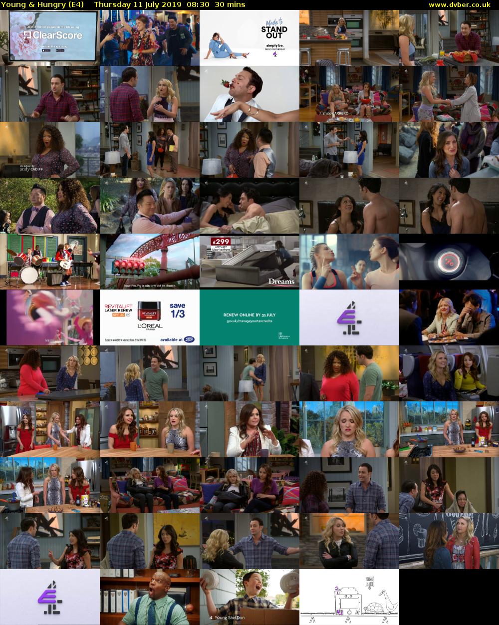 Young & Hungry (E4) Thursday 11 July 2019 08:30 - 09:00