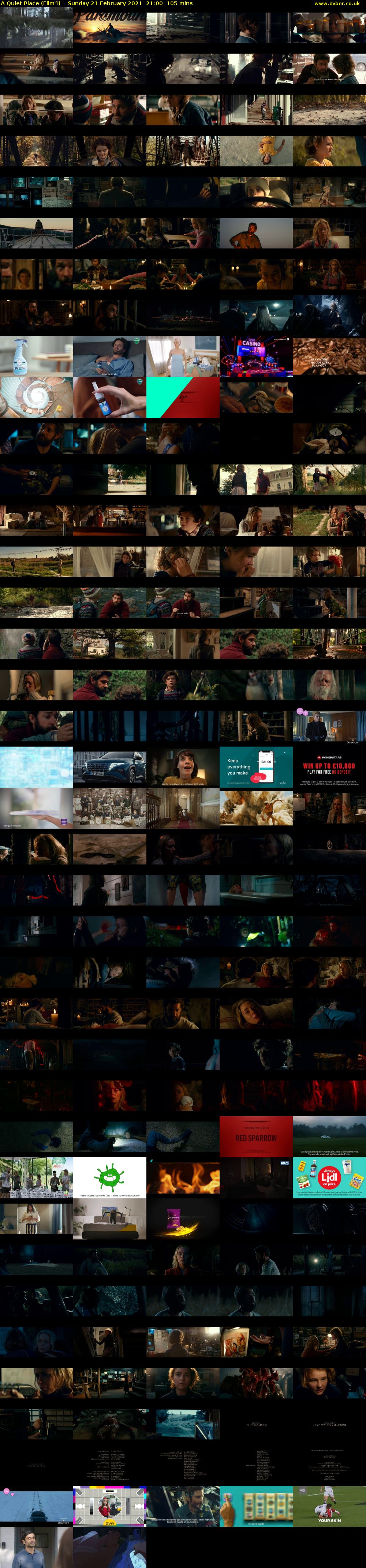 A Quiet Place (Film4) Sunday 21 February 2021 21:00 - 22:45