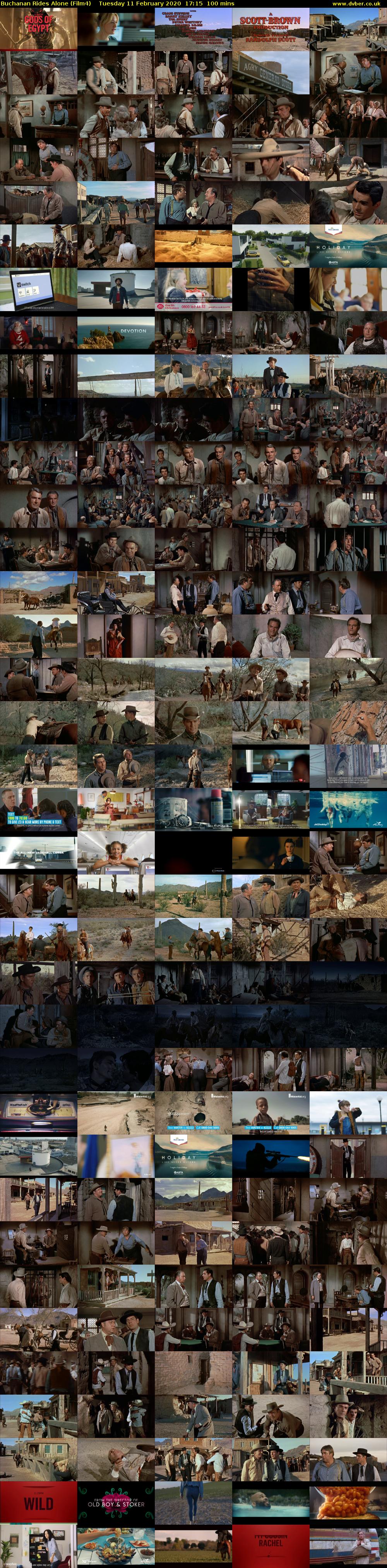 Buchanan Rides Alone (Film4) Tuesday 11 February 2020 17:15 - 18:55