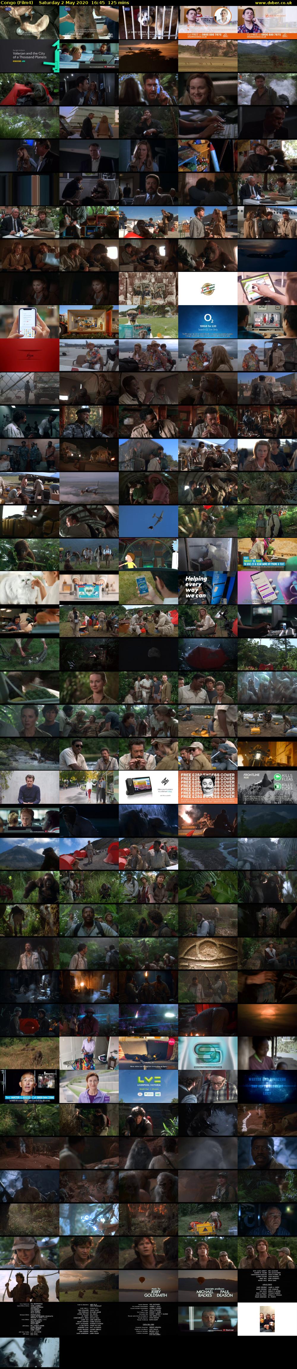 Congo (Film4) Saturday 2 May 2020 16:45 - 18:50