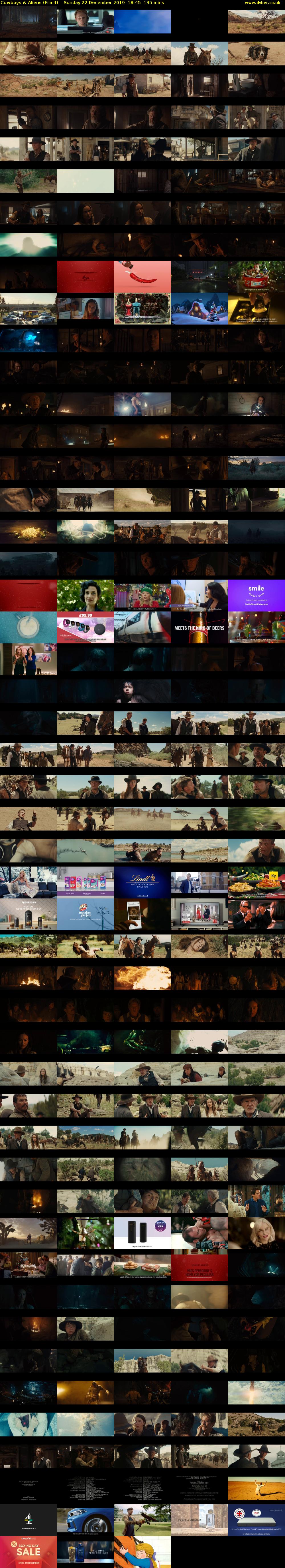Cowboys & Aliens (Film4) Sunday 22 December 2019 18:45 - 21:00