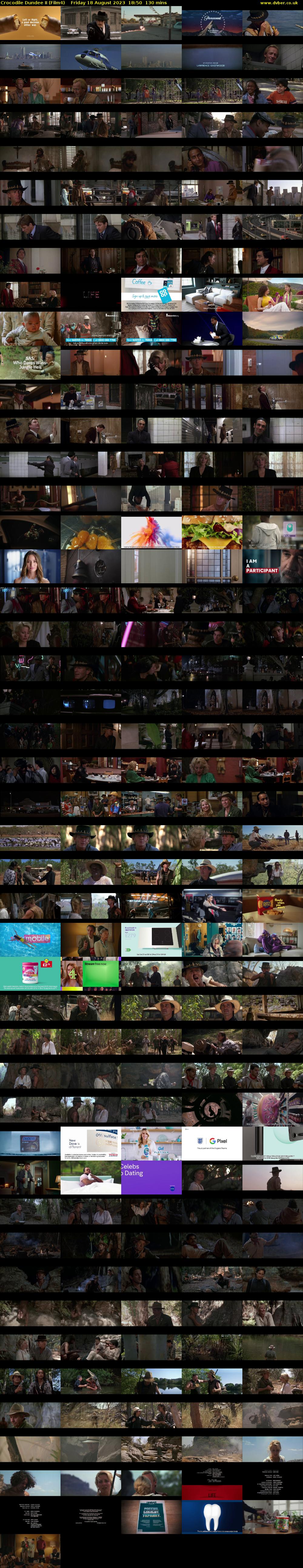Crocodile Dundee II (Film4) Friday 18 August 2023 18:50 - 21:00