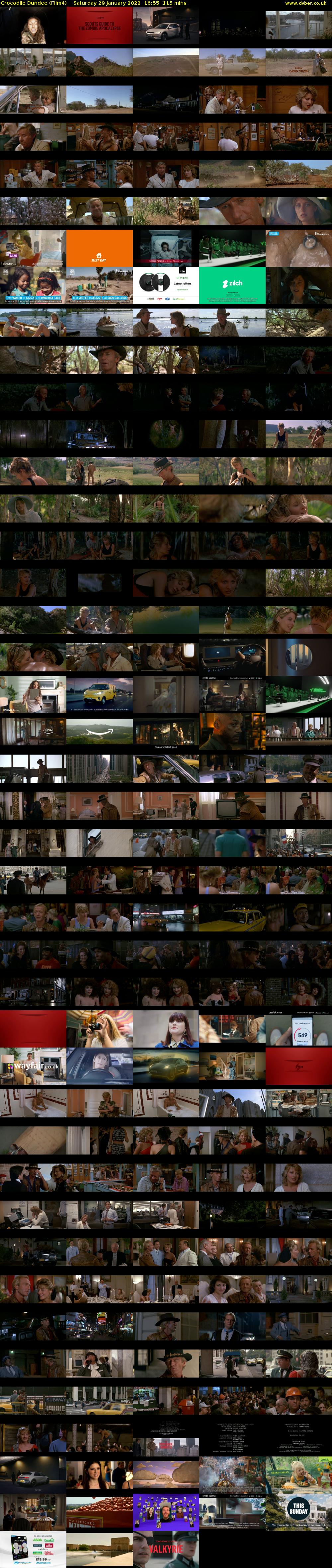 Crocodile Dundee (Film4) Saturday 29 January 2022 16:55 - 18:50