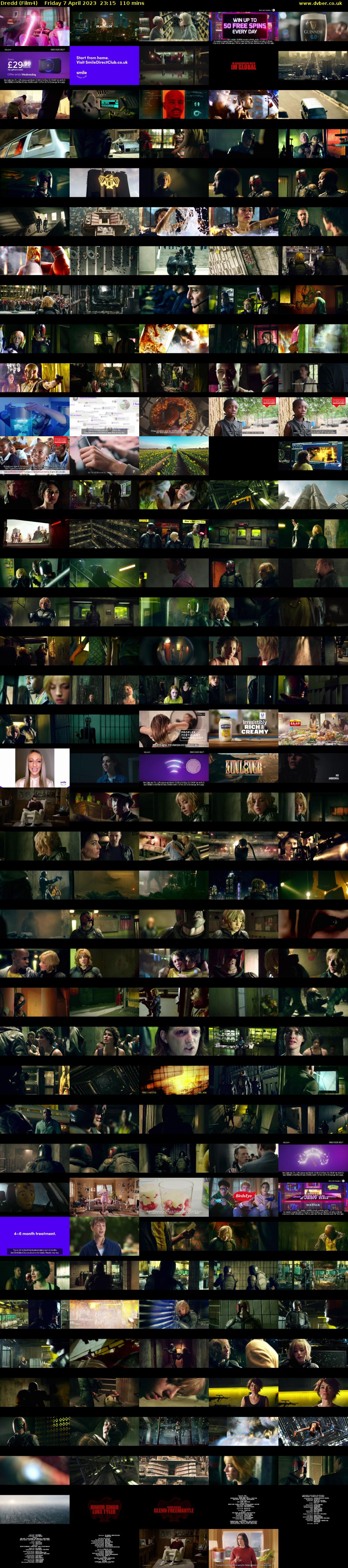 Dredd (Film4) Friday 7 April 2023 23:15 - 01:05