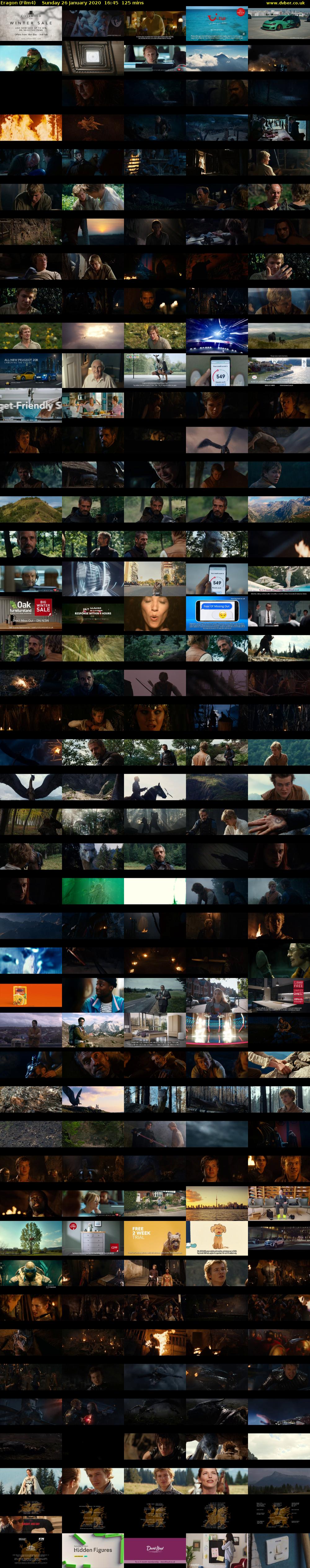 Eragon (Film4) Sunday 26 January 2020 16:45 - 18:50