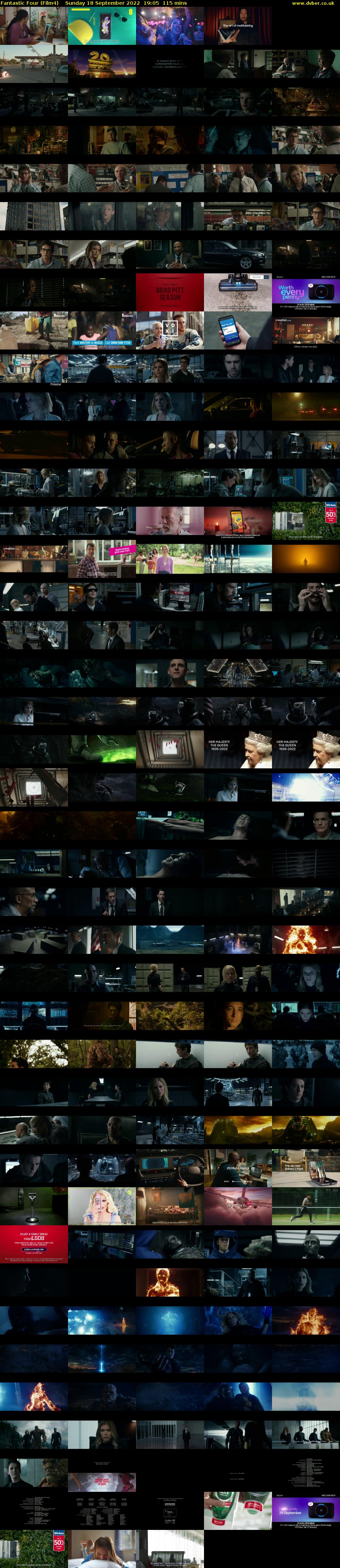 Fantastic Four (Film4) Sunday 18 September 2022 19:05 - 21:00