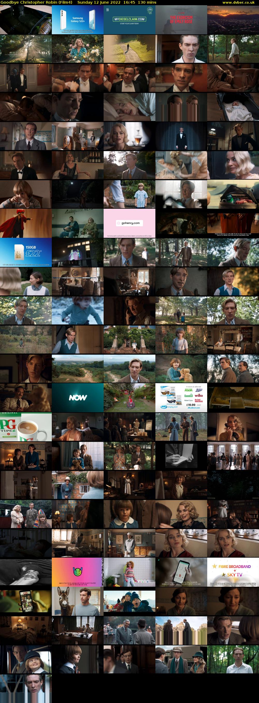 Goodbye Christopher Robin (Film4) Sunday 12 June 2022 16:45 - 18:55