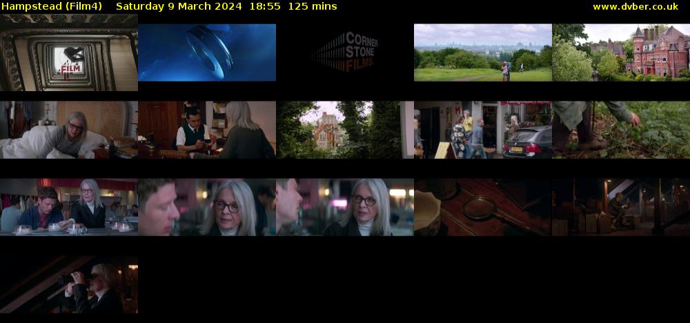 Hampstead (Film4) Saturday 9 March 2024 18:55 - 21:00