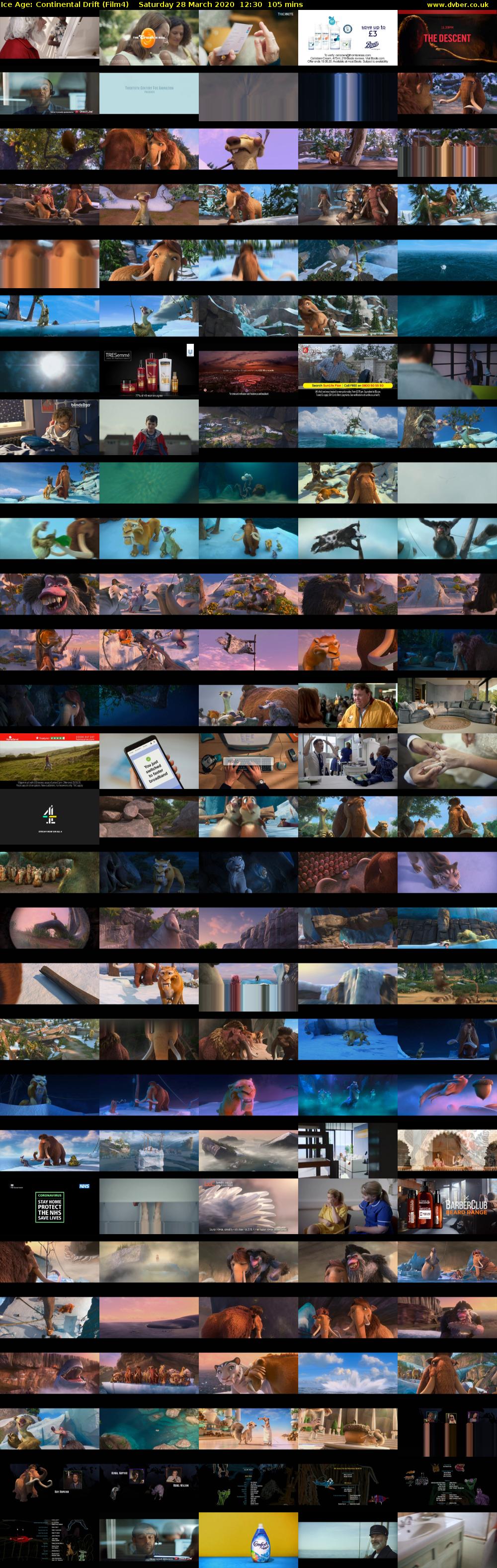 Ice Age: Continental Drift (Film4) Saturday 28 March 2020 12:30 - 14:15