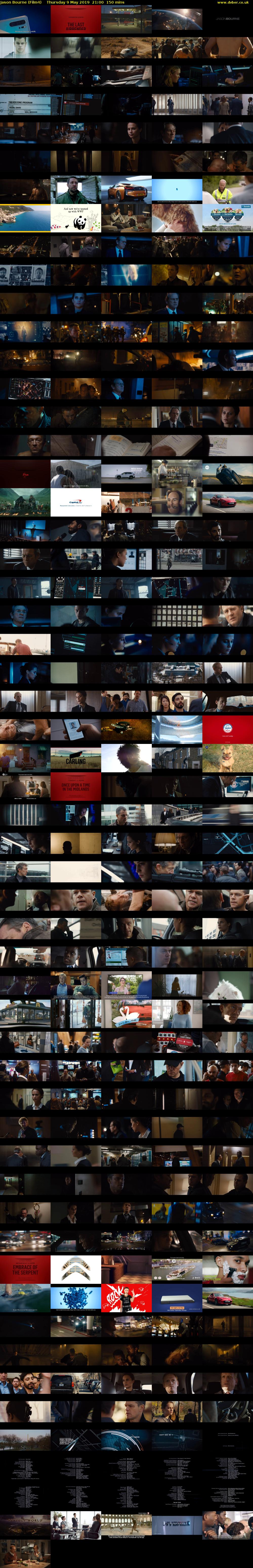 Jason Bourne (Film4) Thursday 9 May 2019 21:00 - 23:30