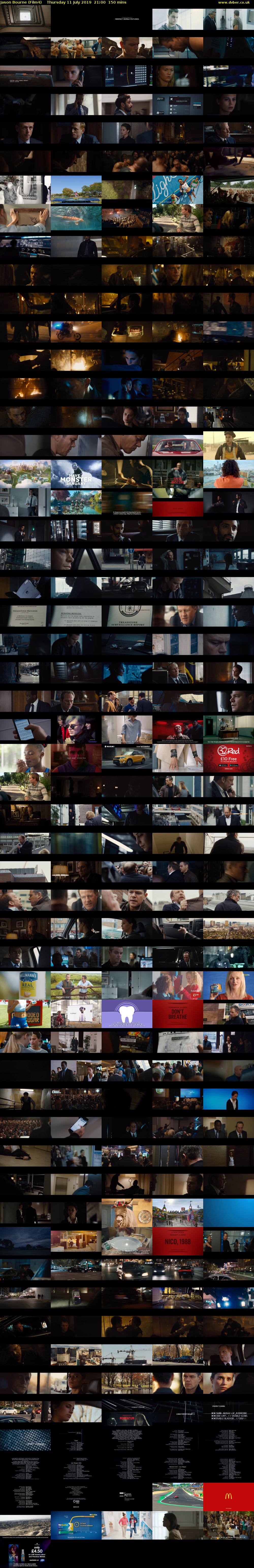 Jason Bourne (Film4) Thursday 11 July 2019 21:00 - 23:30