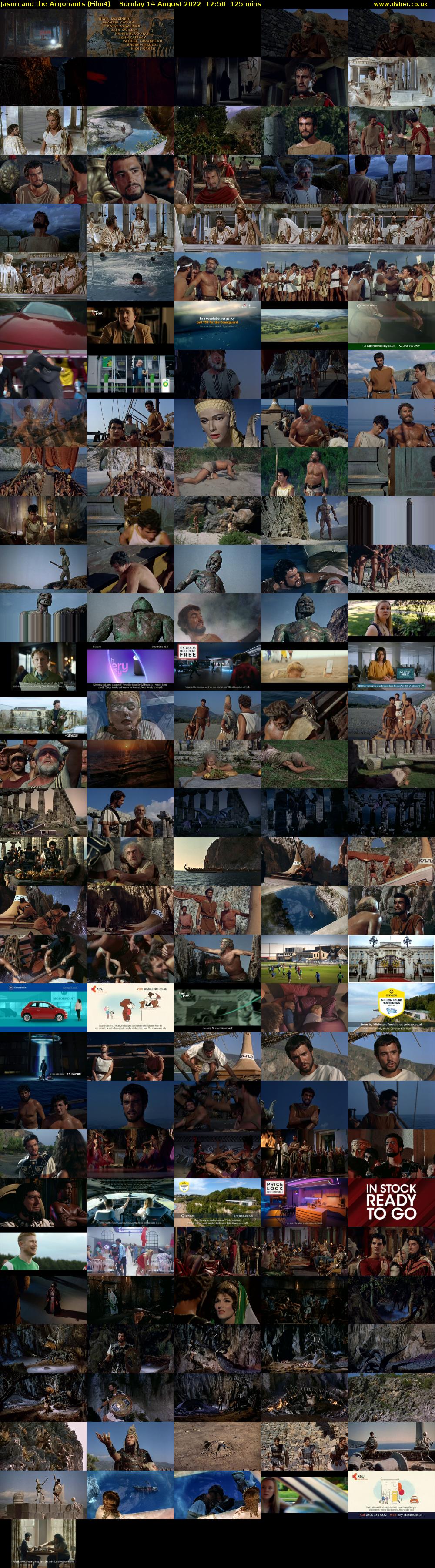 Jason and the Argonauts (Film4) Sunday 14 August 2022 12:50 - 14:55