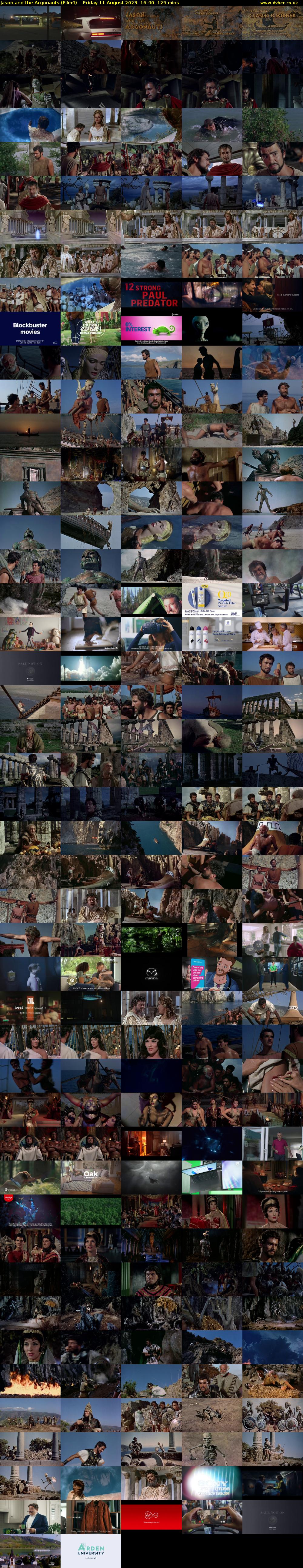 Jason and the Argonauts (Film4) Friday 11 August 2023 16:40 - 18:45