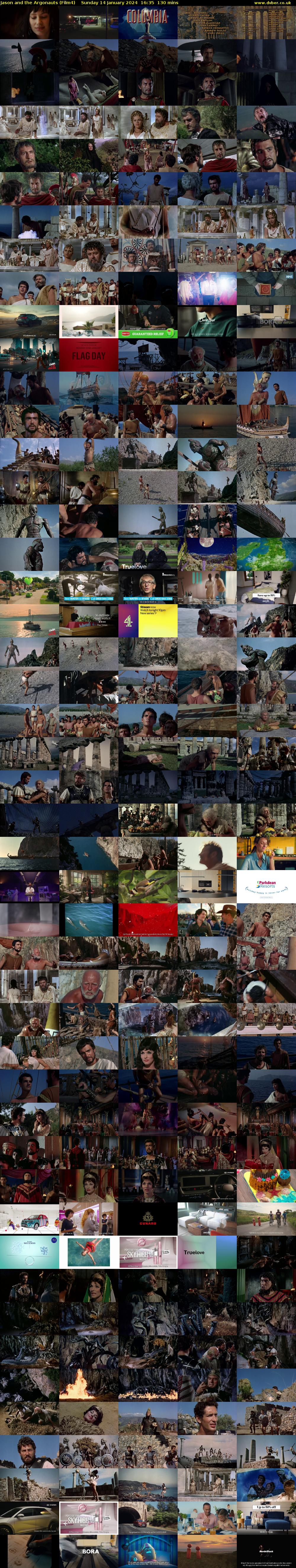 Jason and the Argonauts (Film4) Sunday 14 January 2024 16:35 - 18:45