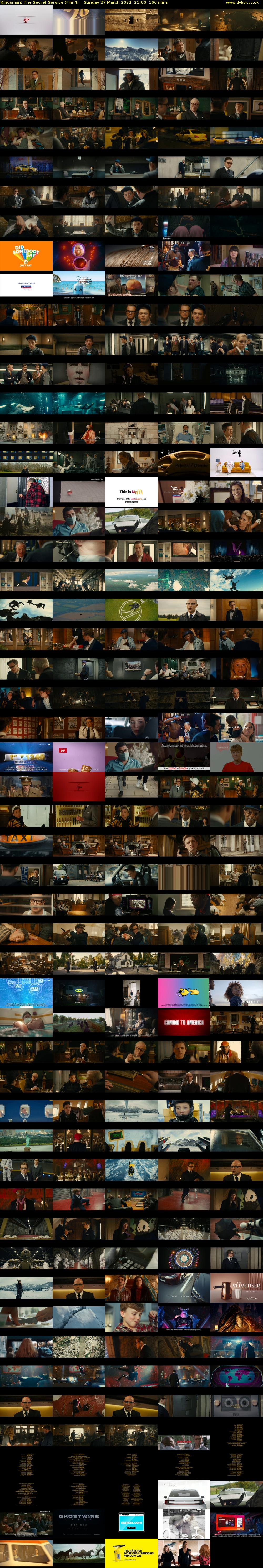 Kingsman: The Secret Service (Film4) Sunday 27 March 2022 21:00 - 23:40