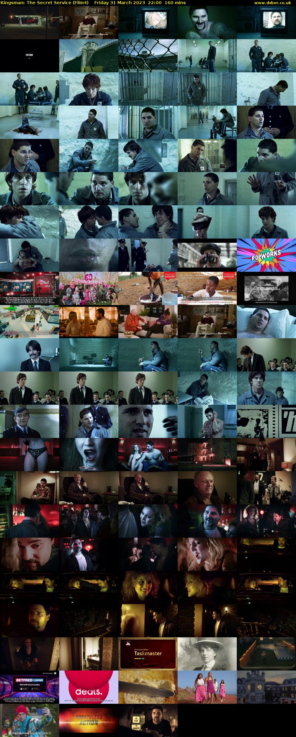 Kingsman: The Secret Service (Film4) Friday 31 March 2023 22:00 - 00:40
