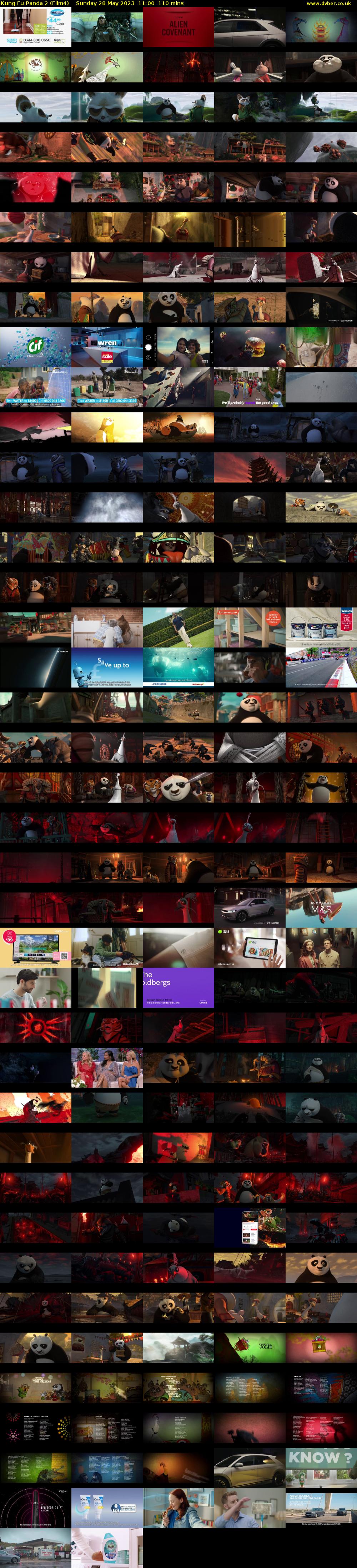 Kung Fu Panda 2 (Film4) Sunday 28 May 2023 11:00 - 12:50
