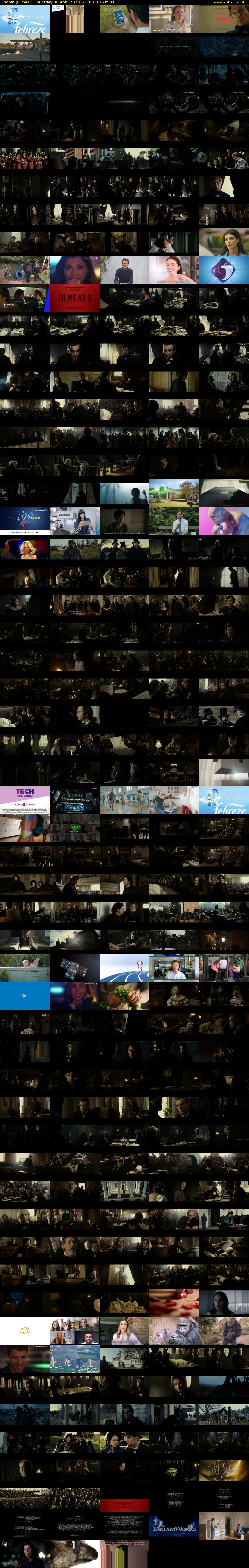 Lincoln (Film4) Thursday 30 April 2020 21:00 - 23:55