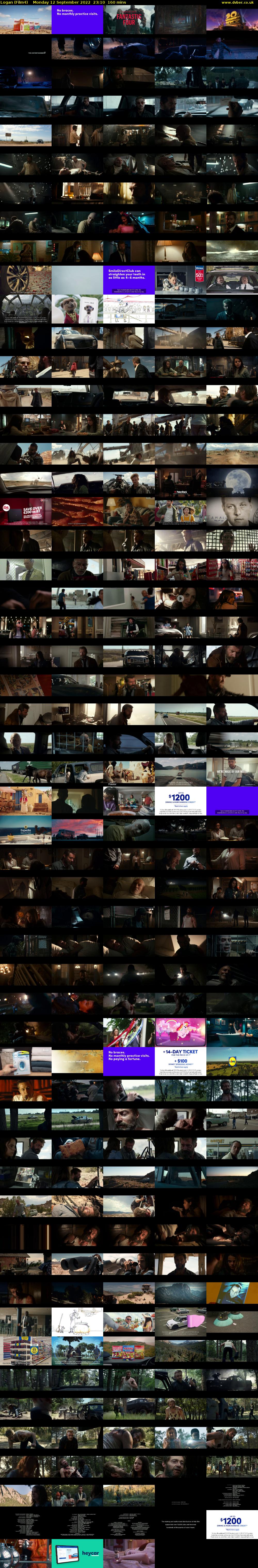 Logan (Film4) Monday 12 September 2022 23:10 - 01:50